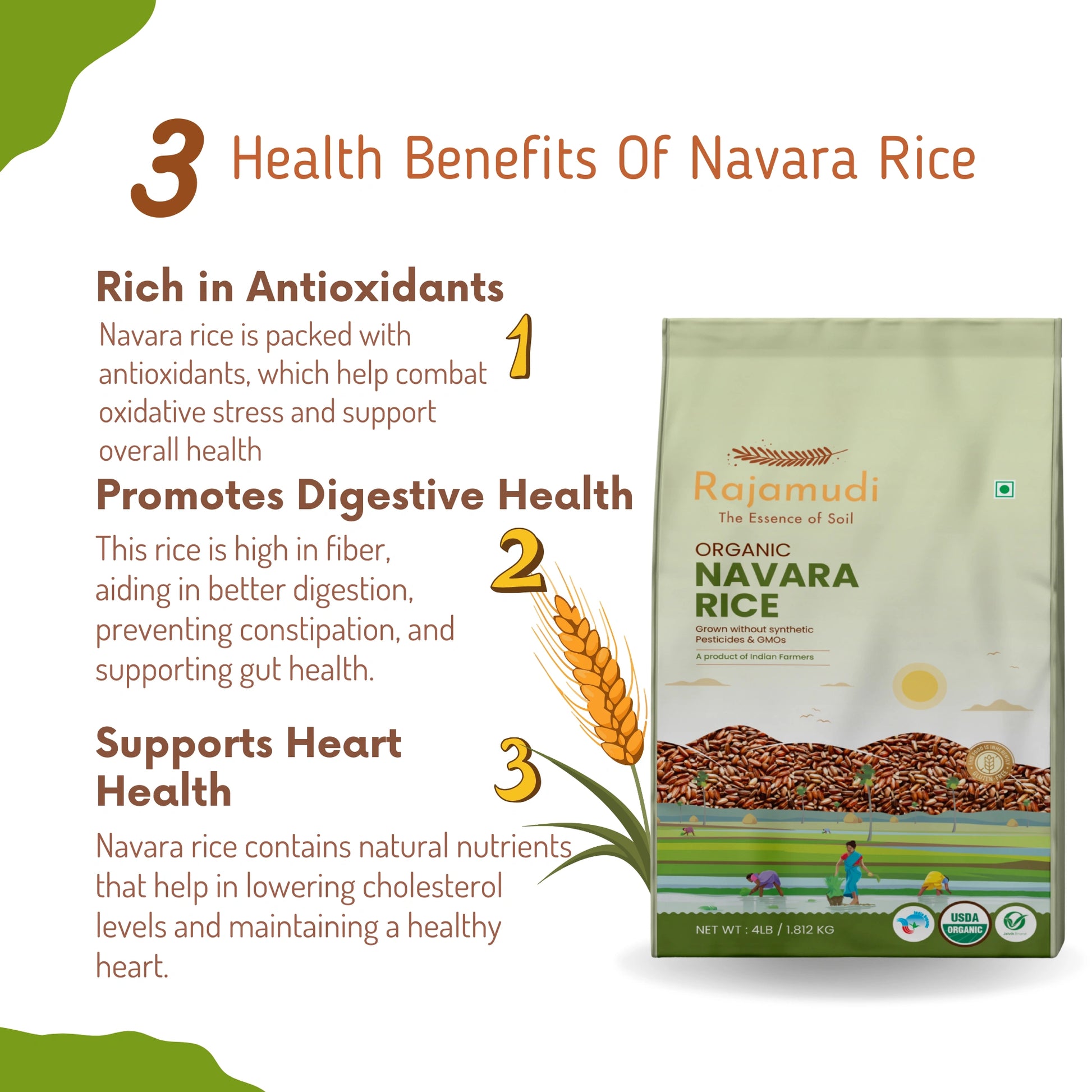 benefits of navara rice, benefits of red rice, navara rice, organic navara rice, rajamudi navara rice, how to cook navara rice,  buy navara rice in us