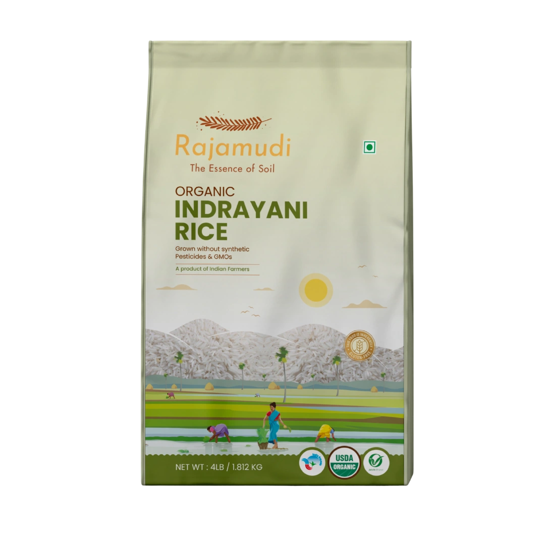 Rajamudi Organic Indrayani Rice 4lb A Taste Of Tradition Rajamudi rajamudi-organic-indrayani-rice-4lb-a-taste-of-tradition-rajamudi