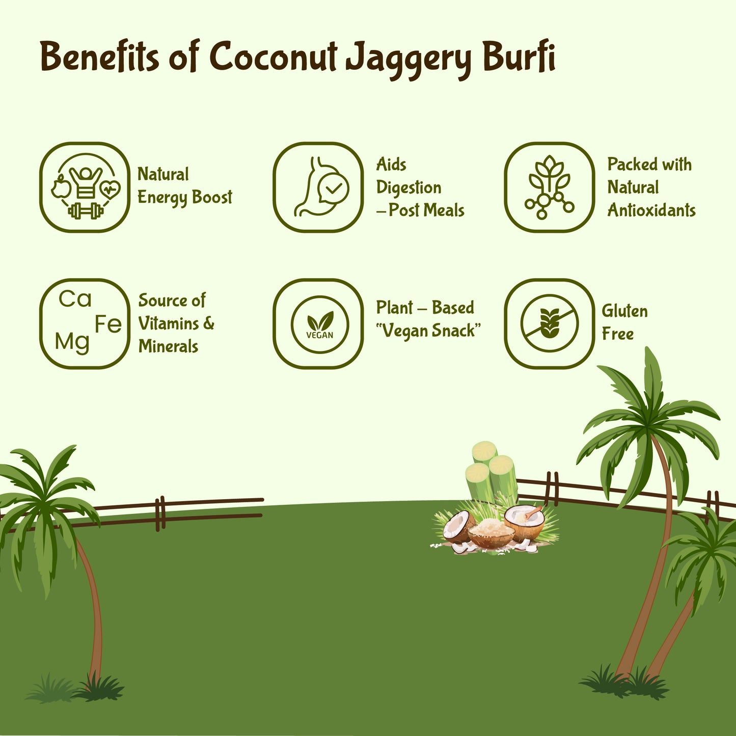 jaggery burfi