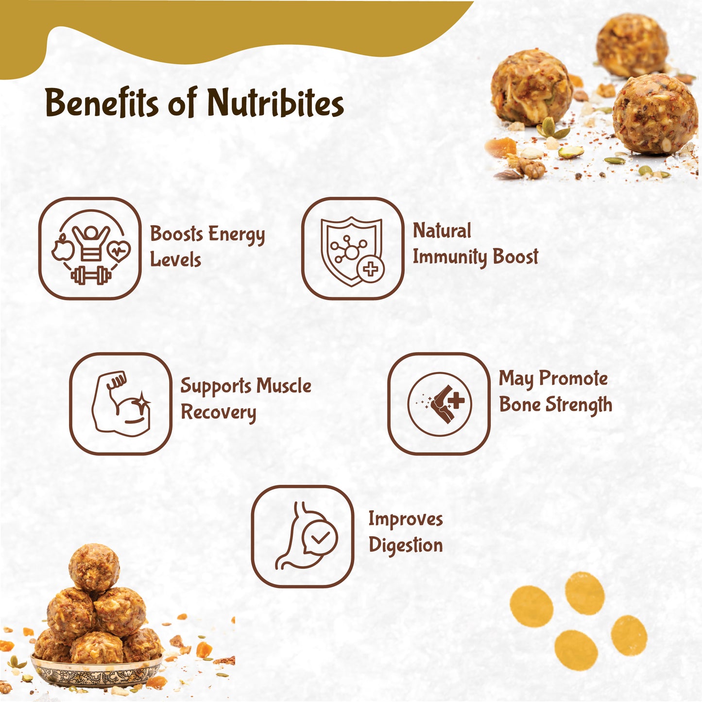 Rajamudi Dink NutriBites 1.1lb- Energize your day, Naturally